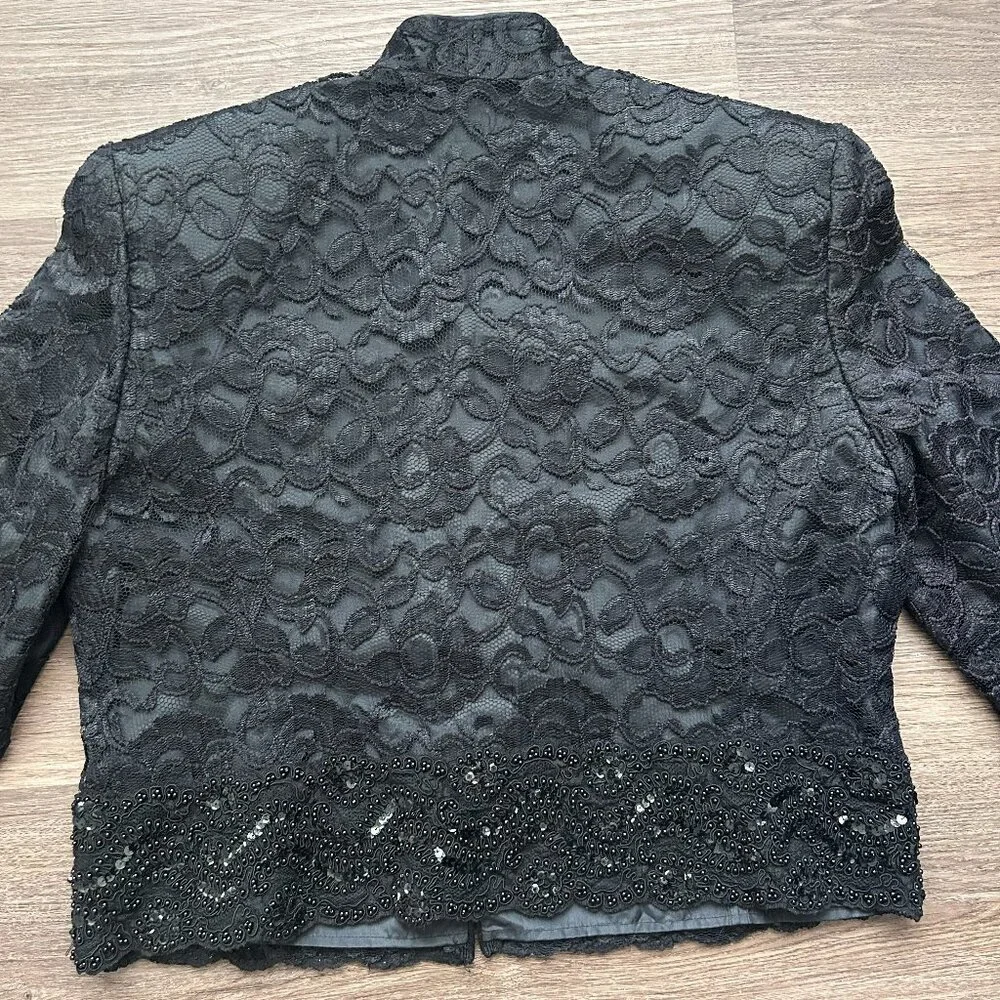 Vintage Christian Dior Lace Beaded Jacket